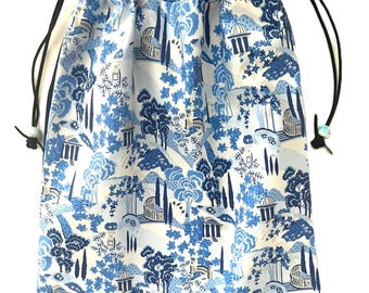 Shoe Bag 12 x 15 Inches Lined Travel Lingerie Gift Storage  Dance Shoe    ROMAN GARDEN