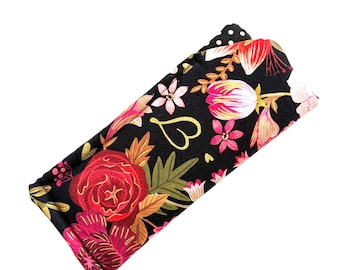 Soft Foam Padded Eyeglasses Case Reading/ Sunglasses    HEART THROB