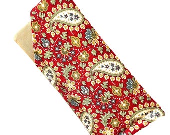 William Morris Glasses Case Reading/Sunglasses Foam Padded  THE PAISLEY PATH