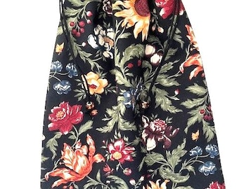 Shoe Bag 12 x 15 Lined Lingerie Gift Storage Utility Bag     NIGHTTIME IN AUGUST
