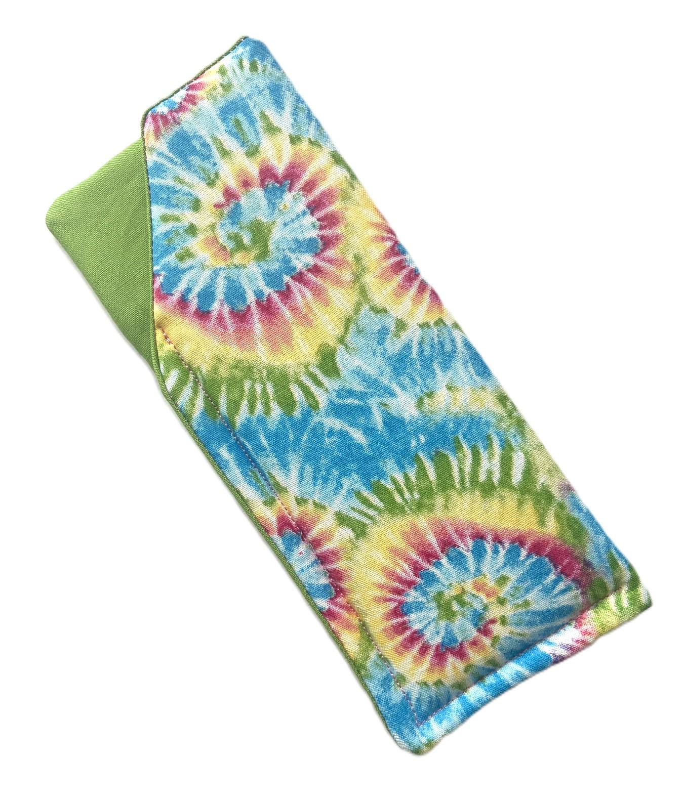 Eyeglasses Case Reading/Sunglasses Padded Fabric   LEMON SWIRL
