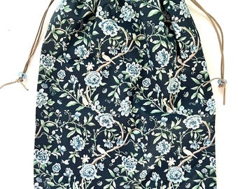 Shoe Bag 12 x 15 Inches Lined  Lingerie Gift Storage Utility Bag  CAMBRIDGE MANOR