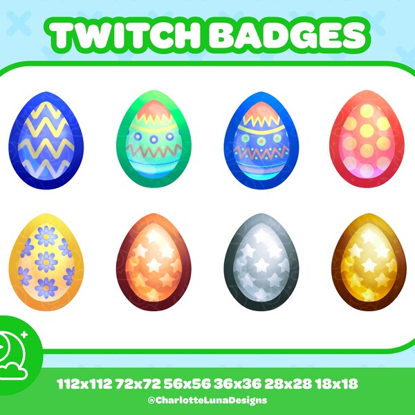 Easter Egg Twitch Emotes Etsy