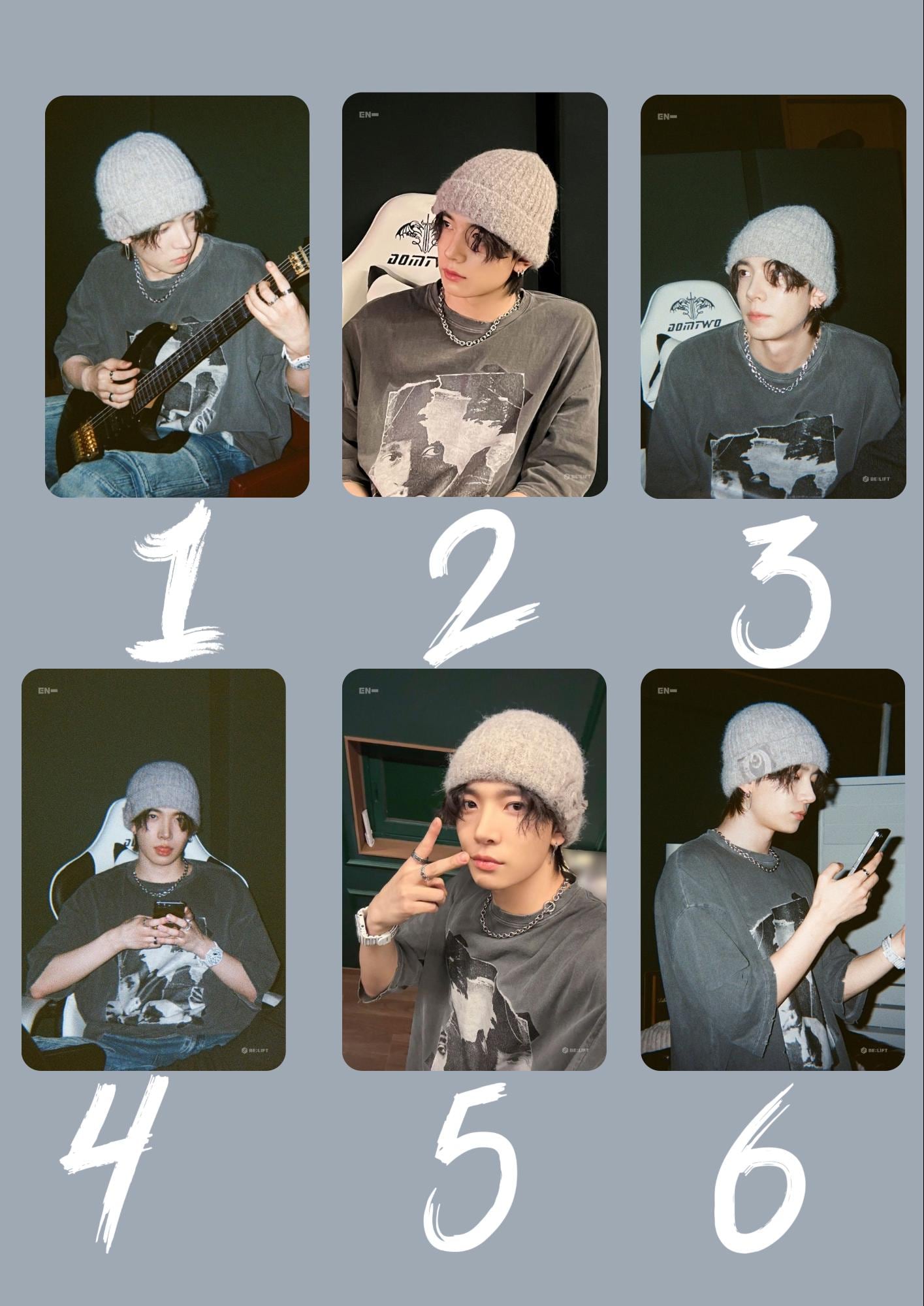 Heeseung enhypen boyfriend material photocards | k pop , bias set