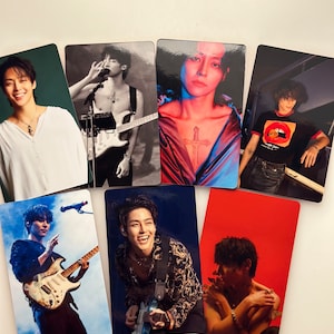 Tarjetas fotográficas de Kim Woosung de K-pop The Rose