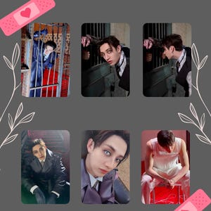 Ensemble de cartes photo Stray Kids BangChan Railway