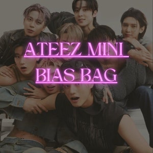 Ateez mini surprise/mystery bias bag