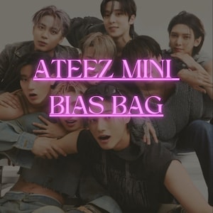 Ateez mini surprise/mystery bias bag