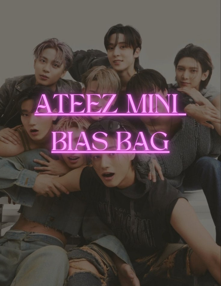 Ateez mini surprise/mystery bias bag