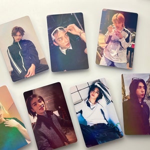 Carte photo K pop Stray Kids PC/Double face Main/Limité non officielle. Lalalala | carte lomo holographique