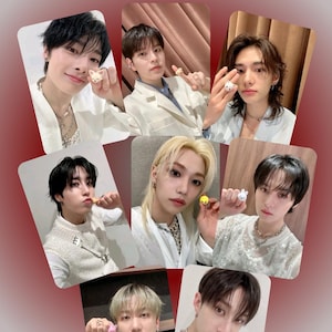 Set di fotocard degli anelli gashapon SKZ x skzoo degli Stray Kids