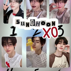 Enhypen Sunghoon Romance Carte photo inédite