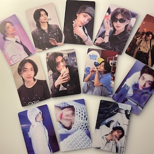 K pop Stray Kids hyunjin 樂 Rock Star Photocard PC/ Double Sided Hand/ Limited non officiel. Lalalala | carte lomo