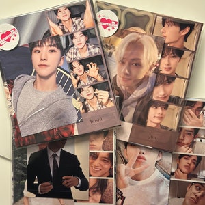 17 Pack de biais | Dix-sept | SVT | Pack de base | Porte-clés | Cartes photo | Aléatoire | Cadeau pour les amis | Pack Biais Kpop personnalisé