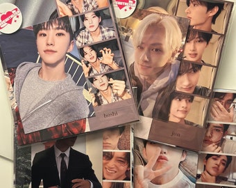 17 Bias Pack | Seventeen | SVT | Basic Pack | Key Chain | Photo cards | Random | Gift for friends | Custom Kpop Bias pack