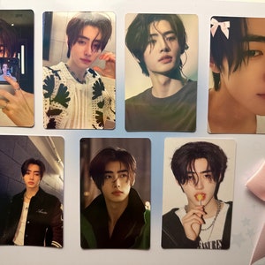 Cartões de fotos não oficiais do K pop Sunghoon enhypen | holográfico