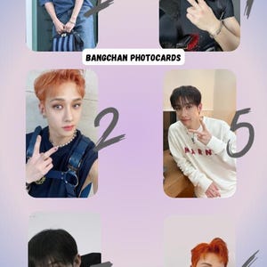 Bang Chan Stray Kids SKZ Fotokarten-Set, Han, Bang Chan, Felix, Lee Know, I.N, Seungmin, Changbin, Hyunjin, Bias Pictures K Pop