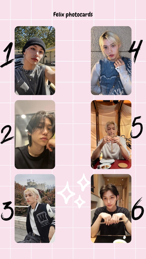 Felix Stray Kids SKZ フォトカード セット, バイアス写真, K