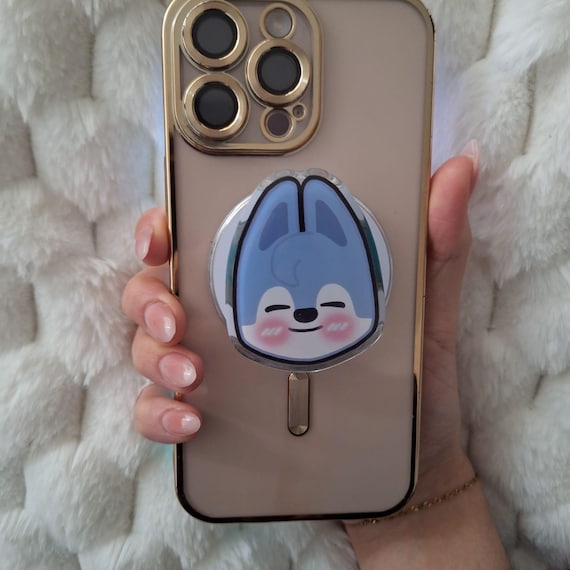 Stray kids スマホグリップ Stray Kids SKZ Skzoo Bangchan Wolfchan Phone Grip Kpop
