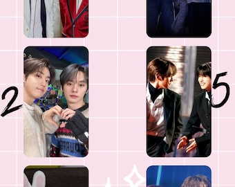 Minsung Stray Kids SKZ Photocards Set, Han , Leeknow , Bias Pictures k pop
