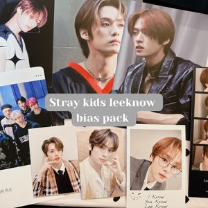 Stray Kids K-Pop Leeknow Bias-Pack | Geheimnis zufällig | Geschenk für Freunde