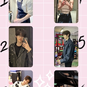 Ensemble de cartes photo Sunghoon Enhypen, photos Bias, petit ami k-pop