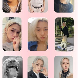 Felix Bias Set, Stray Kids Fanmade Fotokarten, Perfektes Geschenk für STAY Friends, glänzend doppelseitig