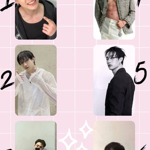 Bang Chan Stray Kids SKZ Fotokarten-Set, Han, Bang Chan, Felix, Lee Know, I.N, Seungmin, Changbin, Hyunjin, Bias Pictures K Pop