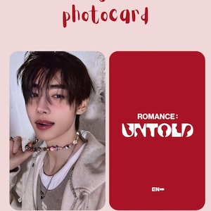 Enhypen Sunghoon Romance Untold photocard