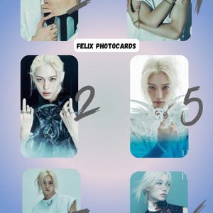 Coffret de cartes photo SKZ ELLE de Felix Stray Kids, Bias Pictures, K-Pop