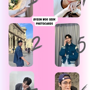 Byeon Wooseok Fotokarten | Koreanischer Schauspieler