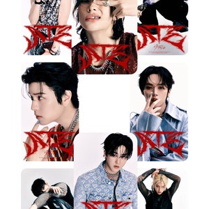 Ensemble de cartes photo teaser SKZ ATE de Stray Kids, carte photo k pop skz