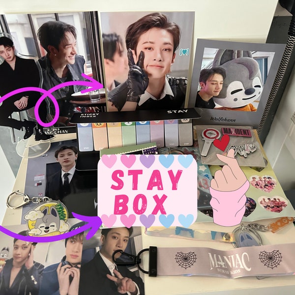 Cute k pop Stray kids (skz) stay gift bias bag Random | Gift for friends Active | Felix | hyunjin | seungmin | BangChan | I.N | leeknow Gift