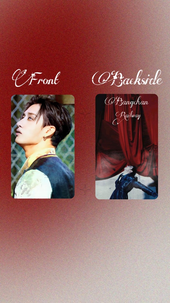 Stray Kids Bangchan Railway Photocard Set - Etsy