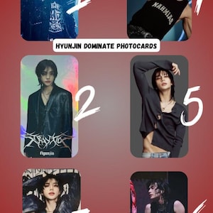 Stray Kids SKZ Dominate Hyunjin Ensemble de cartes photo