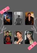 K pop the rose Kim woosung photocards set product logo