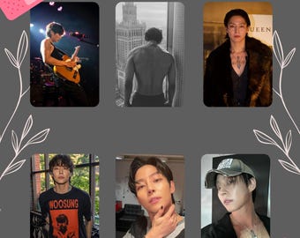 K pop the rose Kim woosung photocards set