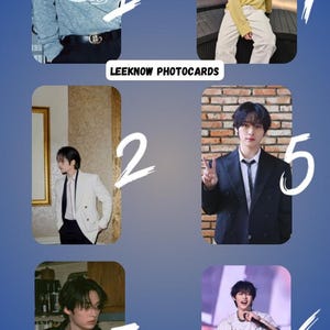 Coffret de cartes photo Stray Kids SKZ Leeknow, Bias Pictures, K-Pop