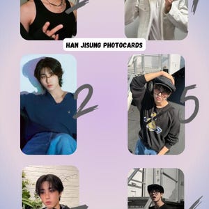 Ensemble de cartes photo Han Jisung Stray Kids SKZ, Han, Bias Pictures k pop
