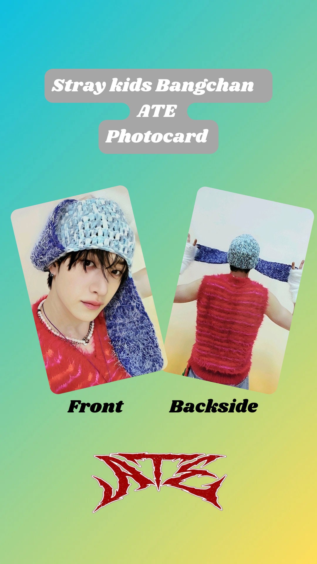 Stray Kids SKZ ATE バンチャン フォトカード - Etsy 日本