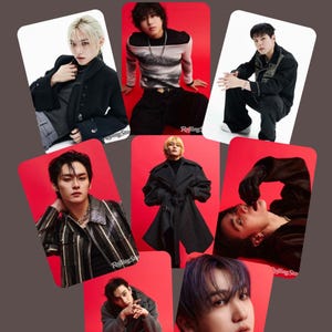 Cartes photo Stray Kids SKZ Rolling Stone