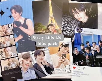 Stray Kids K Pop I.N (Jeongin) Pack de biais | mystère aléatoire | cadeau pour les amis