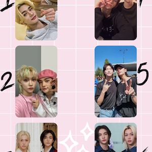 Hyunlix Stray Kids SKZ Photocards Set, Félix, Hyunjin , Bias Pictures k pop