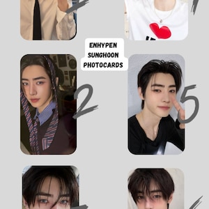 Sunghoon améliore les cartes photo | k-pop