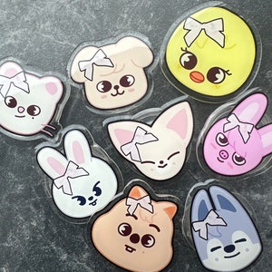 Stray Kids Skzoo Phone Grip Kpop-Kokette // Bang Chan, Lee Know, Jisung, Hyunjin, Jeongin, Seungmin, Felix, Changbin Skz
