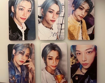 K pop Stray Kids Felix 樂 Rock Star Photocard PC/ Double Sided Hand/ Limited non officiel. Lalalala | carte lomo