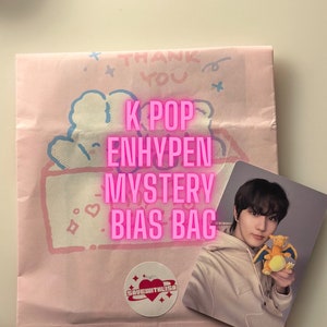 Pack de biais mystère Enhypen | sac surprise aléatoire mystérieux | k-pop | Cadeau pour les amis Actif | sac en biais | soleil | Niki | Jake