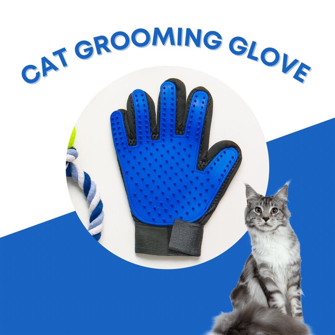 Cat grooming cheap glove