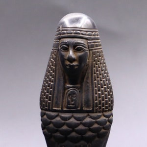 Egyptian Ushabti Queen Hatshepsut Statue Antique Pharaonic Egypt Handmade Stone