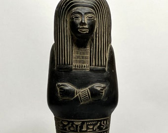古代エジプトの立方体像彫刻 - 認定博物館複製像 - Etsy 日本